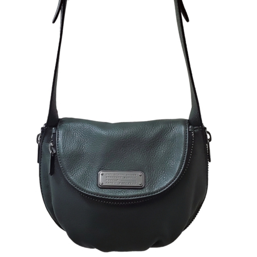 MARC BY MARC JACOBS (RARE) Natasha Snakeskin Embossed Textured Leather in Green